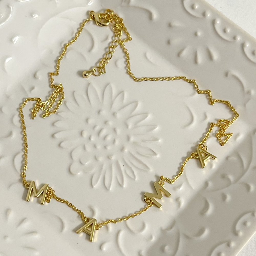 Mother's Day Gift For Mom Necklace Gift To New Moms Necklace Mom Jewelry Gold